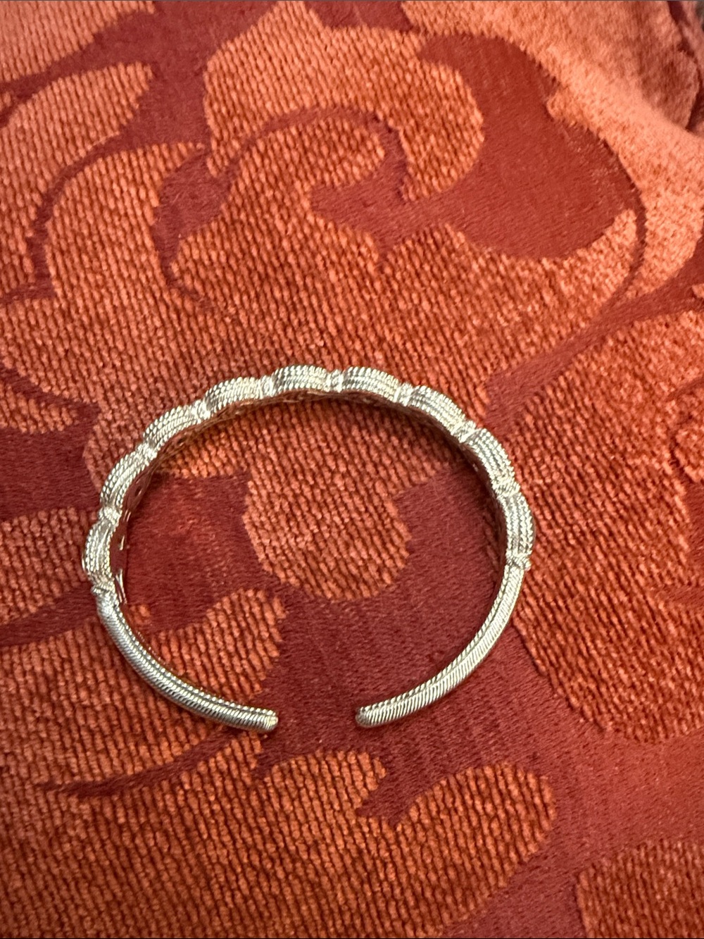 Judith Ripka Sterling Silver Blue Opal Link Bracelet - Women Jewelry - Picture 3 of 10